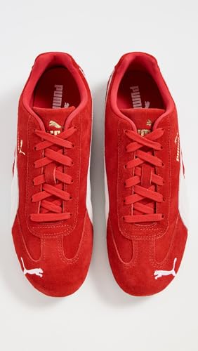 PUMA Mens Speedcat Lace Up Sneakers Shoes Casual Blue Size 7 Red Variant