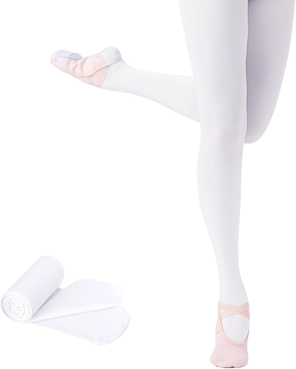 Skiennix Ballet Tights - 2 Pcs Toddler Dance Outfit for Girls | Comfortable & Durable