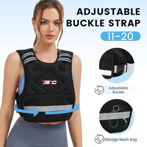 Adjustable Weighted Vest for Women 4-32 lb Fitness Training