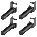 EVERYMATE 3x3 Inch Power Rack & Squat Rack Attachments with 1" Hole – 4 Pack Olympic Weight Plate Holders for 2" Plates