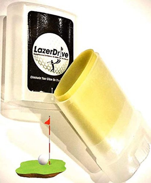 LazerDrive Anti Slice, Golf Club Compound | Increases Distance| Face Tape, Practice Aid Gifts for All Golfers | Golf Accessories Americas #1 Anti Slice aid