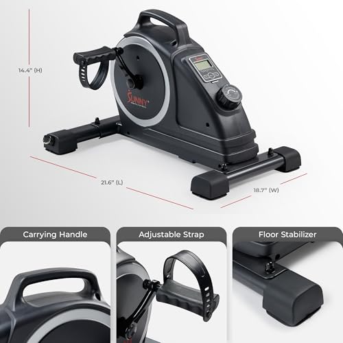 Dary Grey 2-in-1 Magnetic Pedal Exerciser for Full Body Cardio & Therapy