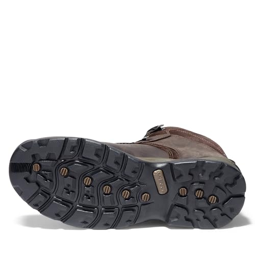Men's Waterproof Hiking Boots - Timberland Flume Mid 11 Wide Dark Brown