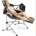 HOMECALL Black Heavy Duty Hammock Camping Chair with Footrest, 500LB Support