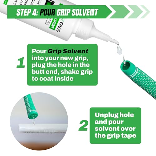 All In One Golf Grip Regripping Kit with Vise, Tape, Solvent & Tools - Professional Quality
