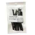 Mike-Tennis Grommets Universal Tennis Racket 4.0x35mm Grommets Eyelets Replacement Accessories Gear Equipment - Black 15pcs/Pack