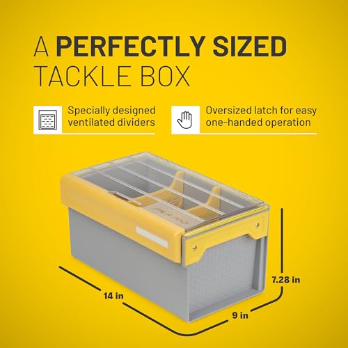Plano EDGE Premium Plastic Tackle Box - Waterproof Bulk Storage, One-Size / Plastics