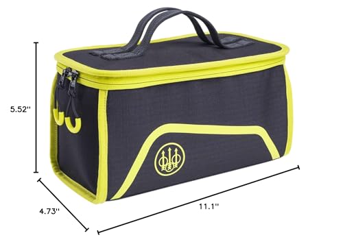 Beretta Challenge 100 Durable Ripstop Lightweight Functional Versatile Outdoor Hunting Shooting Tactical Zippered Cartridge Bag with Convenient Carrying Handles, Capacity of 4 Boxes x 25 Cartridges