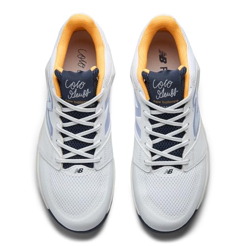 New Balance Men's Coco Delray Sneakers - White/Navy, 12 - Versatile Court & Street Shoe