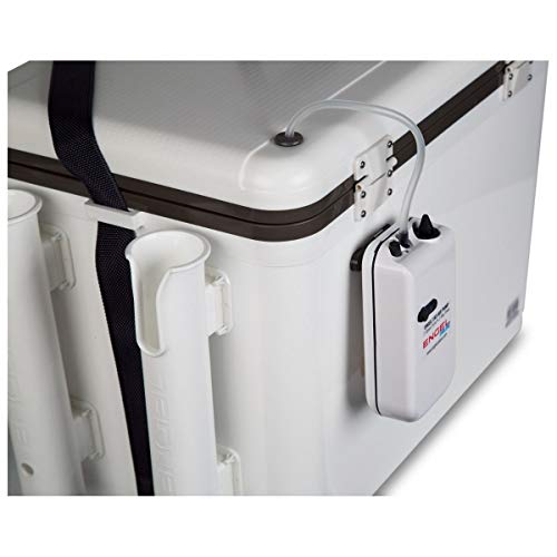 Engel 30qt Live Bait Cooler Box with 2-Speed Aerator & Rod Holders