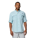 Columbia Men's PFG Bahama II Long Sleeve Shirt Large Marine Light - Fishing & Sun Protection