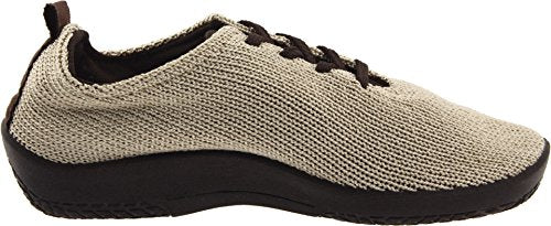 Arcopedico Women's LS 1151 Lace-Up Support Shoes - Beige, Size 6.5, Vegan, Travel-Friendly