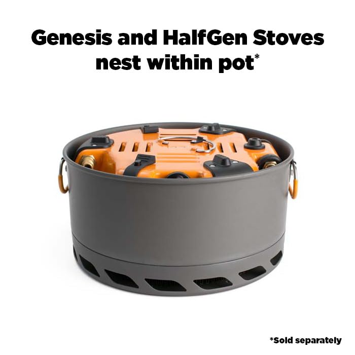 5-Liter Camping Pot with FluxRing and Lid for Backpacking Stoves