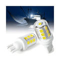 906 T10 Wedge Base Marine LED Boat Light Bulb 12-24V 6000K 2 Pack