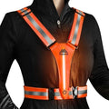 LED Reflective Vest by [Brand Name] - High Visibility Safety Gear for Night Walking & Cycling