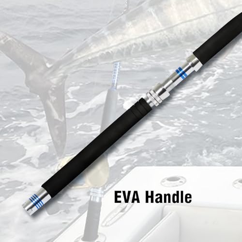 Fiblink 5'6" Saltwater Trolling Fishing Rod - 80-120lbs, 1 Piece