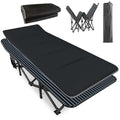 X-Large Camping Cot for Adults with Removable Cushion - Oversized Foldable Bed