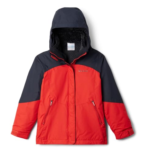 Columbia Youth Bugaboo III Fleece Interchange Jacket - X-Small, Sail Red/Black