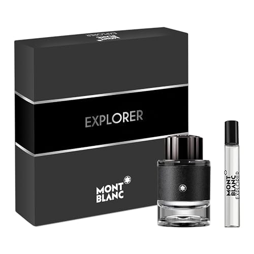 Men's Woody Aromatic Leather Fragrance Gift Set - Montblanc Explorer 1.95 Fl Oz