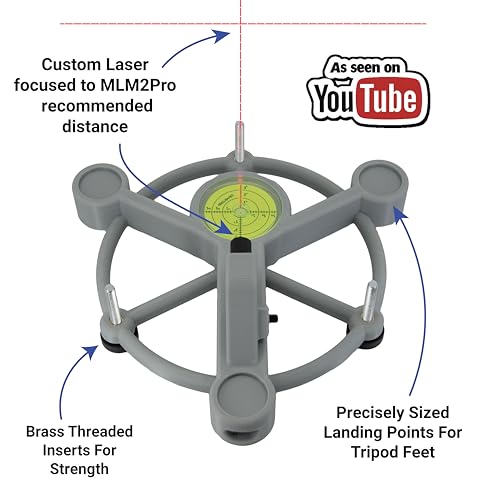 Claire's Prints Laser Alignment and Leveling Stand for Rapsodo MLM2PRO V2 - Heat Proof Design