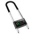 Heavy Duty Smart Padlock with Long Adjustable Shackle, App & Biometric Control