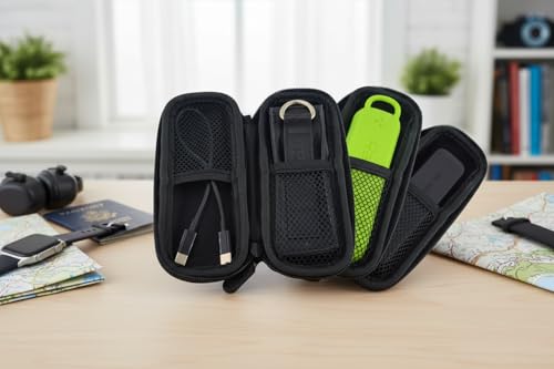 Yellow Hard Protective Case for Radiation Detector 102/103/103G with Wrist Loop & Carabiner