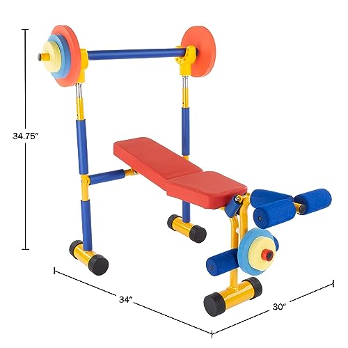 Kids Weight Bench Set - Toddler Exercise Equipment for Strength & Play — Hey! Play!