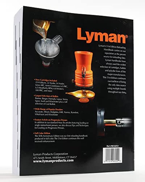 Lyman 51st Reloading Handbook-Softcover