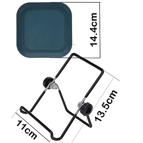 Lulonpon 2 Pieces Sprouting Stands with Tray - Stainless Steel & Mesh Covers