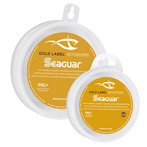 Seaguar Gold Label Fluorocarbon Fishing Leader Line 15lb 25yds Clear - Salt & Freshwater