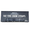 Bakcou Fat Tire Snow Straps - Set of 20 Ice & Snow Traction for 3.5-4 Inch Tires
