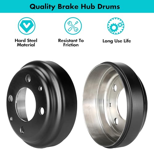 Golf Cart Brake Drums for Yamaha G1 G2 G8 G9 G11 G14 G16 G19 G22 G29 & Club Car DS 1981-2018