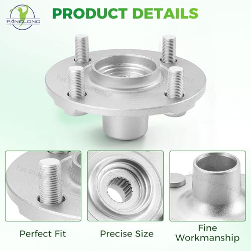 2 Pack Golf Cart Rear Wheel Hub for Yamaha G29 Drive - Replacement Part