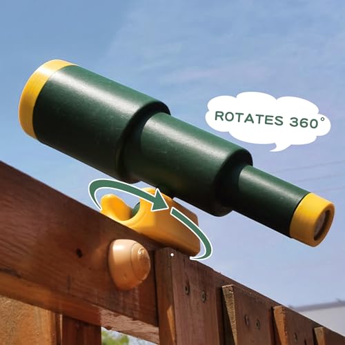 Green Pirate Playground Set Accessories for Swing Set & Climbing Wall Kids Outdoor Play Equipment