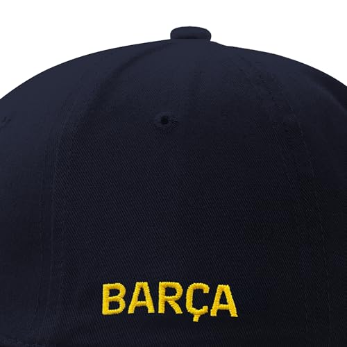 Unisex FC Barcelona Cap - Officially Licensed Sports Hat, Navy, One Size