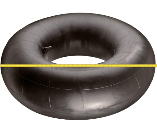 60-Inch Heavy Duty Rubber Inner Tube for Snow Sledding Water Floating Pool Closing