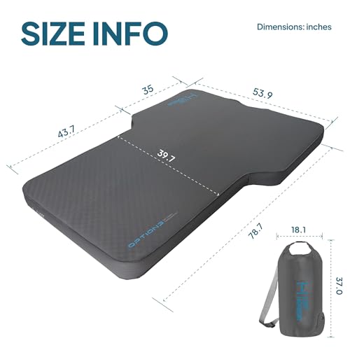 Self-Inflating Foam Camping Mattress for Rivian R1S - Variation of Rivian R1S / Mattress Only