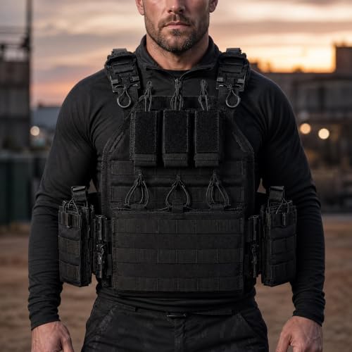 PIKEON Cp Tactical Vest with Quick Release - Outdoor Airsoft & Combat Vest