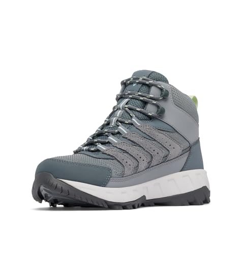 Columbia Men's Strata Trail Mid Waterproof Boots - Titanium Grey / Sage Leaf 11