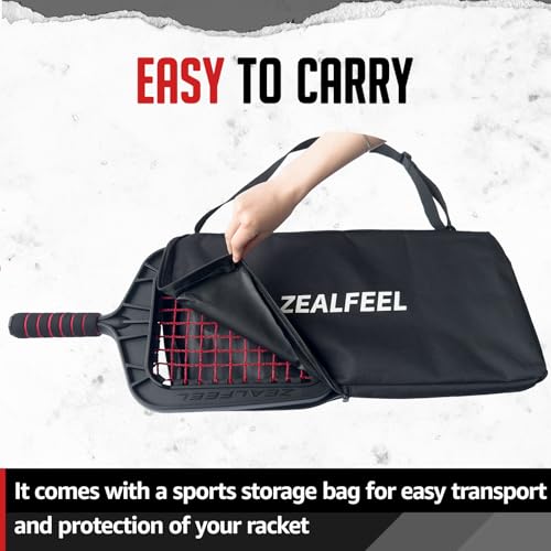 ZEALFEEL Red Fungo Baseball Racket 26 OZ for Fly Balls & Practice