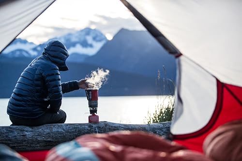MSR WindBurner Personal Windproof Camping Stove System with Red Cozy