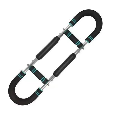 Twister arm Trainer, Adjustable Resistance (100-120 lbs) Chest Workout Equipment,Forearm Power Exercise bar , pectoralis spinalis Device, Portable Detachable Design