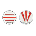 Vectorputt tm - USGA Approved Golf Ball Mark - Double Sided Golf Ball Marker with hat Clip (30mm)