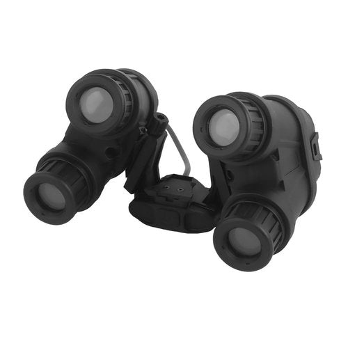 Jungle Leopard GPNVG-18 NVG Dummy Model, Side Flipping Night Vision Goggle for Larping Cosplay Airsoft Movie Tactical Props(Black)