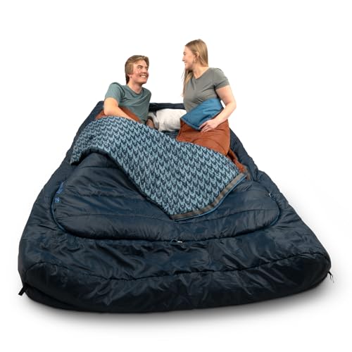 Kelty Tru Comfort Doublewide Sleeping Bag - Pageant Blue, 20°F