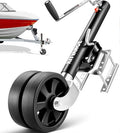 Durtschi 2000LBS Boat Trailer Jack with 8-inch Dual Wheels, Ergonomic Handle, Fits 2.4-5.5 inch Tongues