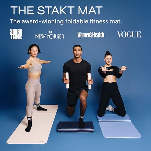 Foldable Yoga Mat with Support and Non-Slip Surface - Iron Variation