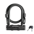 Heavy-Duty Bicycle U-Lock with 4ft Cable - Hardened Steel Security Lock