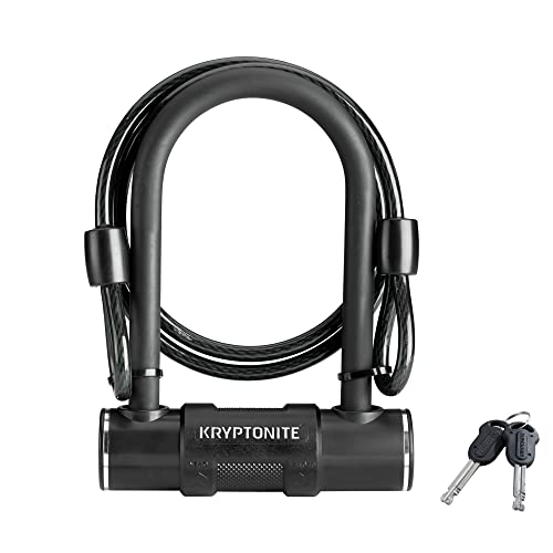 Heavy-Duty Bicycle U-Lock with 4ft Cable - Hardened Steel Security Lock