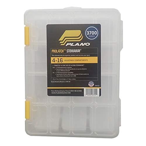 Plano Prolatch Stowaway Storage Case 3700 Half-Size - Adjustable Compartments